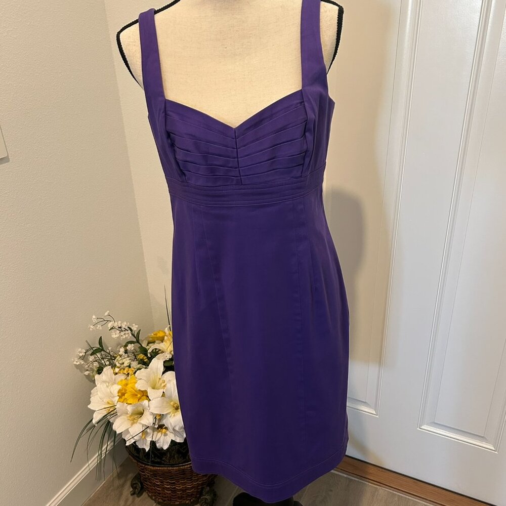 Calvin Klein Dress Size 8 Purple - Picture 2 of 9